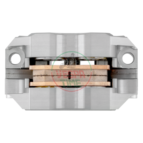 Pinza freno OTTOPUNTOUNO Hurricane 8.1 in Avional CNC, interasse 84mm, radiale 4 pistoncini, titanio anodizzato