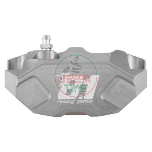 Pinza freno OTTOPUNTOUNO Hurricane 8.1 in Avional CNC, interasse 84mm, radiale 4 pistoncini, titanio anodizzato