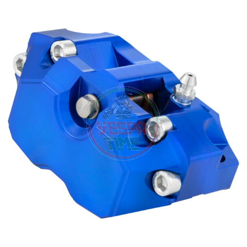 Pinza de freno OTTOPUNTOUNO Hurricane 8.1 Avional CNC, distancia entre ejes de 84 mm, radial de 4 pistones, anodizado AZUL