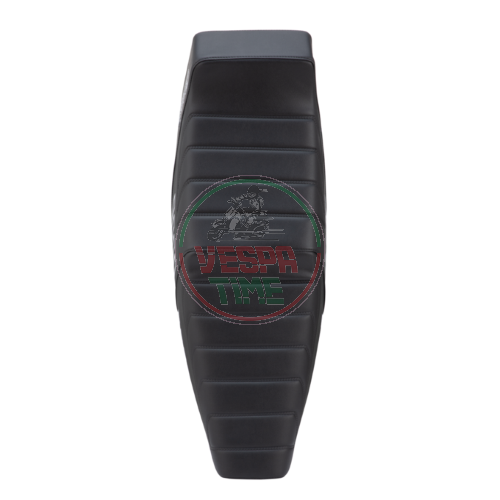 NISA "Camel" saddle for Vespa PX80-200/PE/Lusso/'98/MY with lock and pin, sheet metal bottom