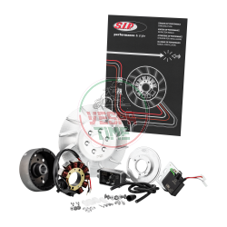 Encendido electrónico SIP PERFORMANCE de VAPE ROAD para Vespa PX 125 T5, 12V, DC 110 vatios, volante de inercia: 1620g