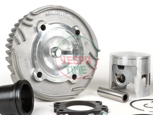 GRUPO TÉRMICO MALOSSI MHR Ø 63 ALUMINIO CVF2 PESADOR Ø 15 Vespa PX 125-150, 60mm