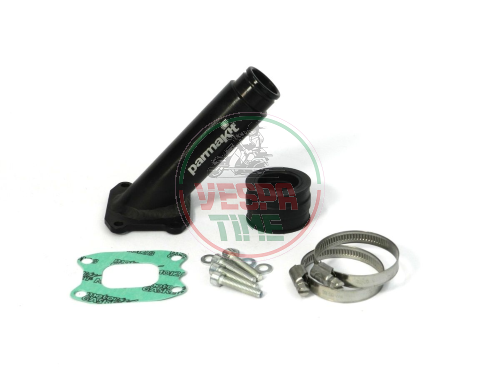 Single intake manifold PARMAKIT 4 hole d.30 for APE 50 - cylinder kit "CHALLENGER"