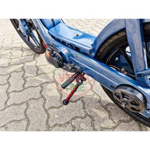 Reposapiés MC PROPARTS para ciclomotores Piaggio, Bravo, Ciao, Boxer, Si, SuperBravo, fabricado en CNC, acero inoxidable