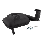 Marmitta SIP ROAD 3.0 per Vespa VNA-VNB-VBA-VBB-SUPER-GL-GT-GTR-SPRINT, nera