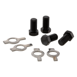 Kit de tornillos y placas para fijación del ventilador al volante motor para Vespa 125 V1-15/V30-33/VM/VN/VNA/VNB1-3, 150 VL/VB1/T1-4/VBA/VBB/VGLA-B/GS VS1-5/Hoffmann/ACMA