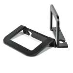 Black MRP brackets for fixing the central stand holes for attaching the fuel tank and the footboard bag for Vespa Smallframe and Largeframe
