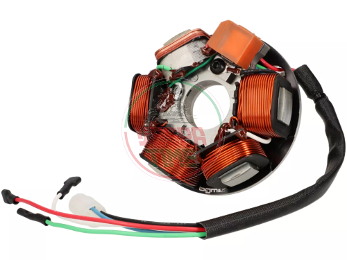 Estator completo BGM PRO ProRev Silicona para Vespa Vespa PX 125 T5 - 5 cables sin arranque eléctrico