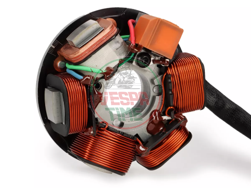 Estator completo BGM PRO ProRev Silicona para Vespa Vespa PX 125 T5 - 5 cables sin arranque eléctrico