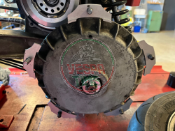 Kit espaciador SIP de 2,5 mm de espesor para centrar llantas tubeless Vespa SIP 2.50-10 con neumáticos anchos 100-80/90-10