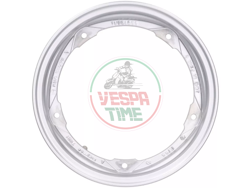 Cerchio in lega tubeless BGM PRO Superstrong 2.10-10 Vespa 50, 125 ET3 Primavera, PK, PX, T5 - grigio metallizzato