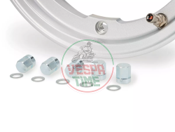 Cerchio in lega tubeless BGM PRO Superstrong 2.10-10 Vespa 50, 125 ET3 Primavera, PK, PX, T5 - grigio metallizzato
