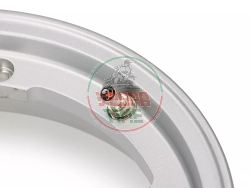 Cerchio in lega tubeless BGM PRO Superstrong 2.10-10 Vespa 50, 125 ET3 Primavera, PK, PX, T5 - grigio metallizzato