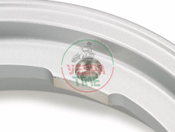 Cerchio in lega tubeless BGM PRO Superstrong 2.10-10 Vespa 50, 125 ET3 Primavera, PK, PX, T5 - grigio metallizzato