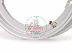 Cerchio in lega tubeless BGM PRO Superstrong 2.10-10 Vespa 50, 125 ET3 Primavera, PK, PX, T5 - grigio metallizzato