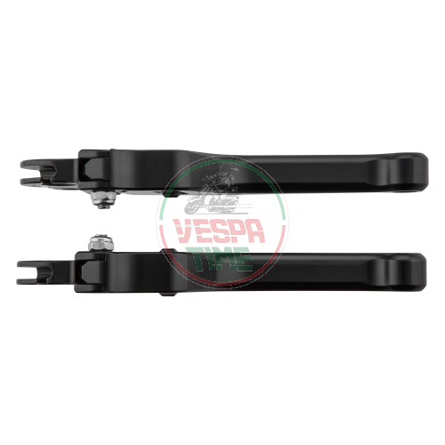 MG Biketec adjustable black sports brake and clutch lever kit, for Vespa