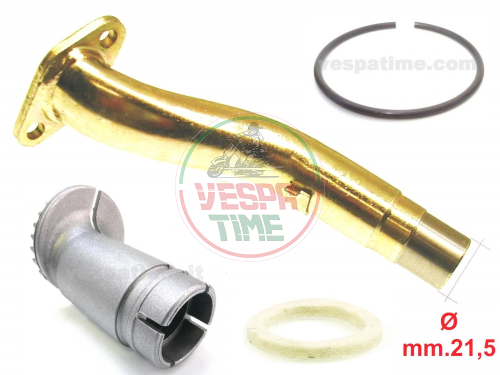 Kit collettore aspirazione 2 fori per carburatore SHB 16-16 - Vespa 50 PK-S-XL-N-V-HP-RUSH-XL2-FL
