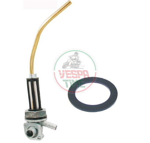 Kit rubinetto, guarnizione tappo serbatoio per Vespa PX-PE-ARCOBALENO-T5 senza riserva per modelli con MISCELATORE