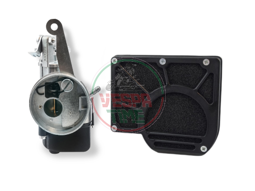 Kit Carburador Pinasco 16-16 más Airbox para ciclomotores SI, BRAVO, BOXER