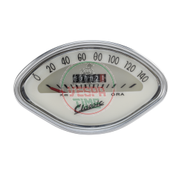 Contachilometri SIP a ventaglio, scala 140 km/h per 125 GT, 150 VBA/VBB/GL/GS/Sprint, 160 GS, 180 SS