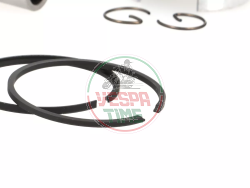 Pistone DMP 38,2mm, spinotto da 12mm per ciclomotori Piaggio CIAO, BRAVO, BOXER, SI