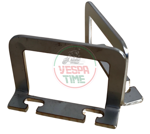 Piastre staffe VTR per cavalletto centrale, con gancio portabagagli per Vespa Largeframe/Smallframe