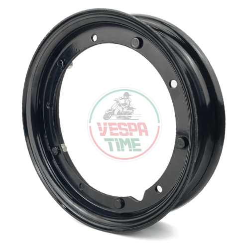 10-Zoll-CIF-Felge aus offenem Eisen für Vespa-Räder, seidenmatt schwarz
