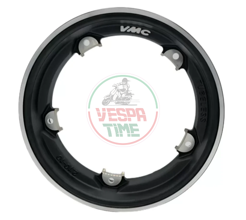 Cerchio Tubeless VMC 2.0 Easy Fitting 2.10-10 Nero per Vespa Vintage