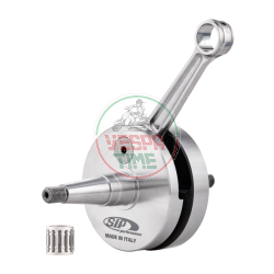 Cigüeñal SIP PERFORMANCE-PRIMATIST con diagrama de distribución modificado para Vespa Rally 200, PX-PE 200, Lusso, MY, Cosa – carrera de 57 mm, biela forjada de 110 mm, bulón de Ø 16 mm.