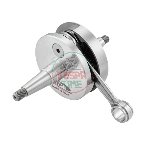 Cigüeñal SIP PERFORMANCE-PRIMATIST con diagrama de distribución modificado para Vespa Rally 200, PX-PE 200, Lusso, MY, Cosa – carrera de 57 mm, biela forjada de 110 mm, bulón de Ø 16 mm.