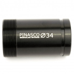 Colector 34mm para cárter PINASCO "SLAVE", "MASTER" para Vespa 50-90-125 Primavera-ET3, PK