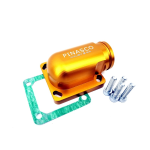 Colector PINASCO de 34 mm de diámetro en aluminio anodizado dorado totalmente CNC para paquetes de lengüetas RD350 para Vespa LARGEFRAME